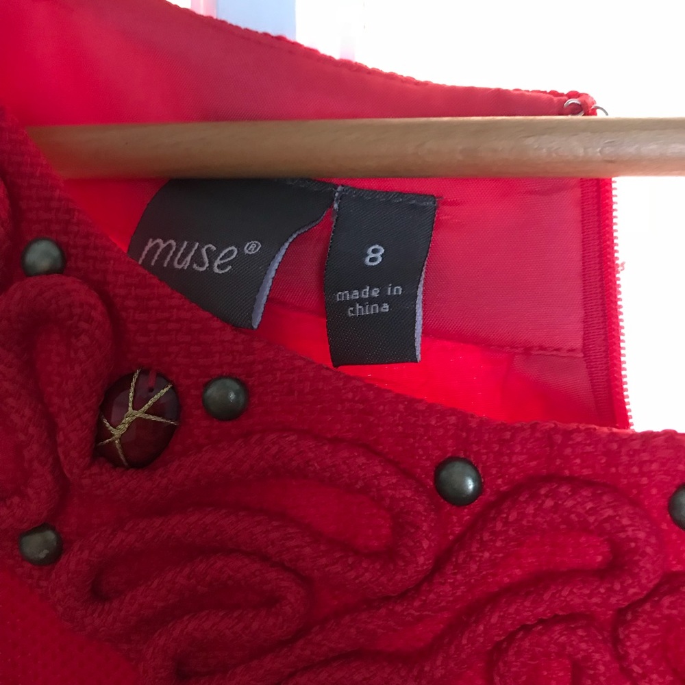 Muse red dress - Picture 3 of 5